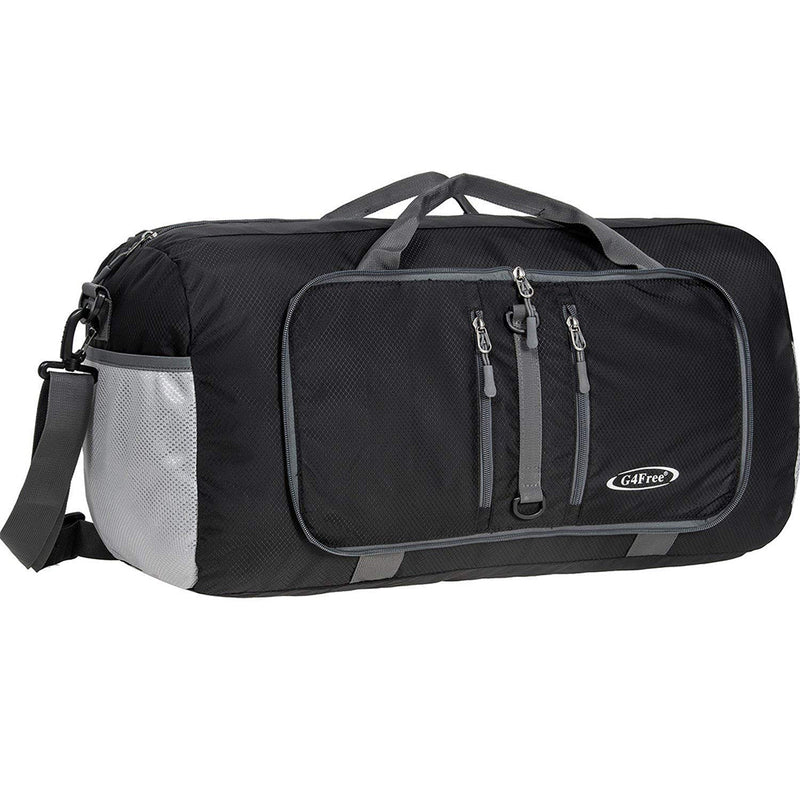 G4Free 22" Foldable Sports Bag 40L Water Resistant Carry On Tote Bag Overnight Weekender Bag Lightweight