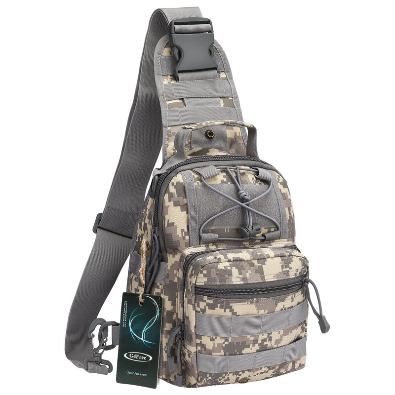 G4Free Outdoor Tactical Bag Backpack, Military Sport Bag Pack Sling Shoulder Backpack Tactical Satchel