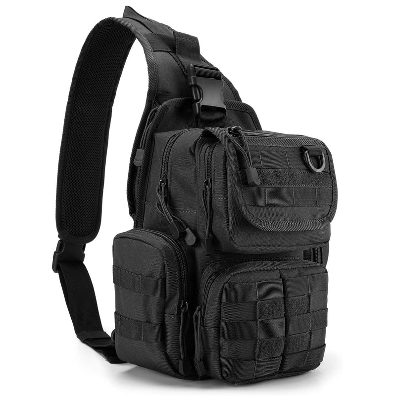 G4Free Tactical EDC Sling Bag Pack with Pistol Holster Sling Shoulder Assault Range Backpack for Concealed Carry