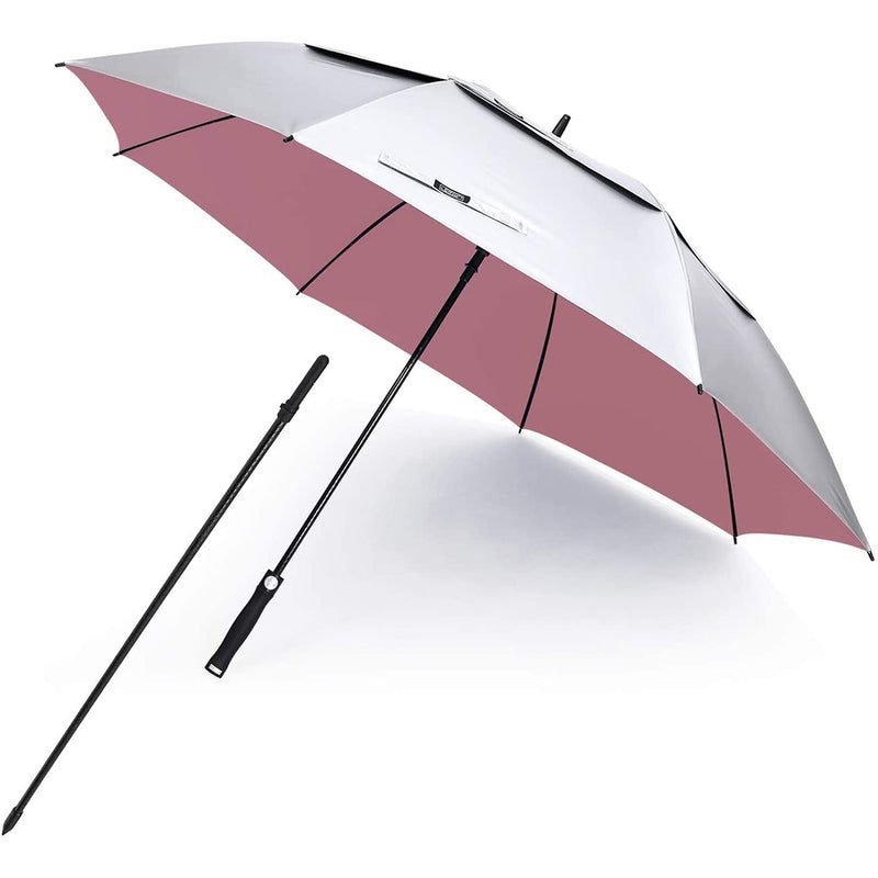 G4Free Vented UV Golf/Beach Umbrella 68" Arc, Auto Open Oversize Extra Large Windproof Sun Shade