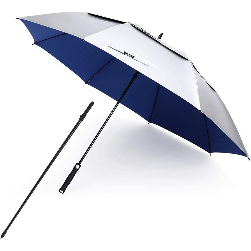 G4Free Vented UV Golf/Beach Umbrella 68" Arc, Auto Open Oversize Extra Large Windproof Sun Shade