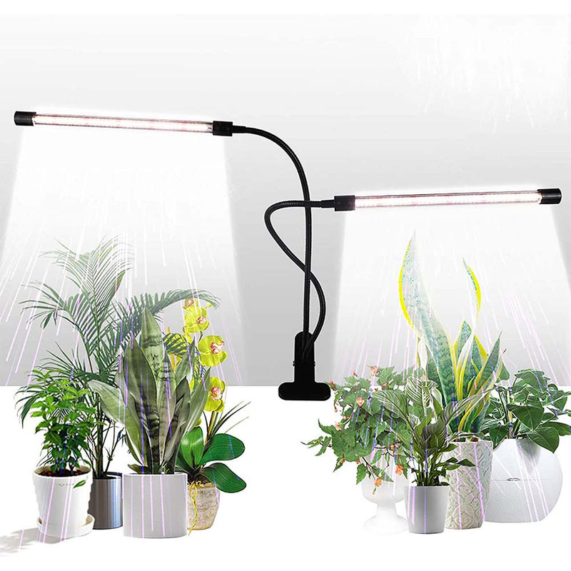 GHodec Sunlight, Grow Light, Dual Head Clip Plant Lights for Indoor Plants