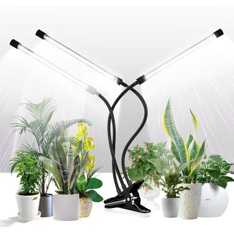 GHodec Tri-Head 126LED Clip Plant Lights, Grow Light for Indoor Plants