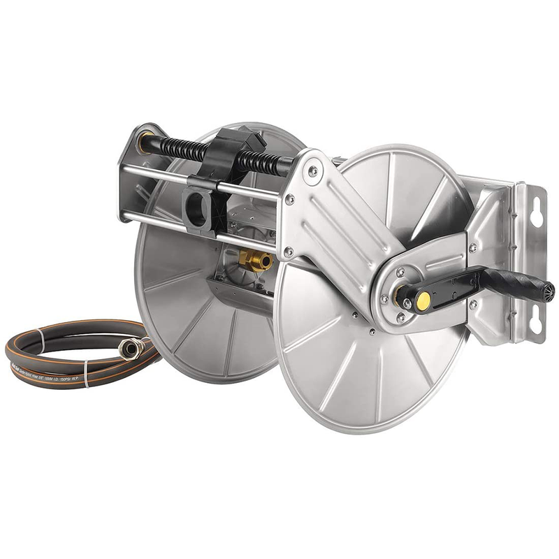 Giraffe Stainless Steel Garden Hose Reel Heavy Duty