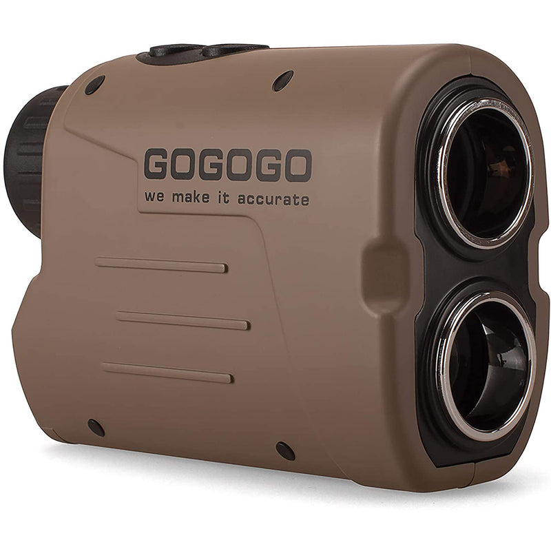 Gogogo Sport Vpro 1200 Yards Laser Golf Hunting Rangefinder 6X Magnification Laser Range Finder