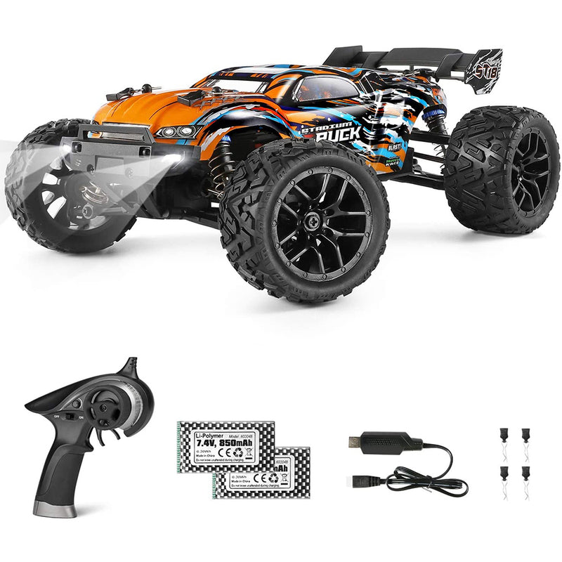 HAIBOXING RC Cars, 1:18 Scale Hobby Grade Remote Control Cars, 4WD High-Speed RC Trucks