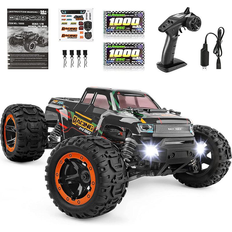 HAIBOXING Remote Control Car 16889, 1:16 Scale 2.4Ghz RC Cars 4x4 Off Road Trucks