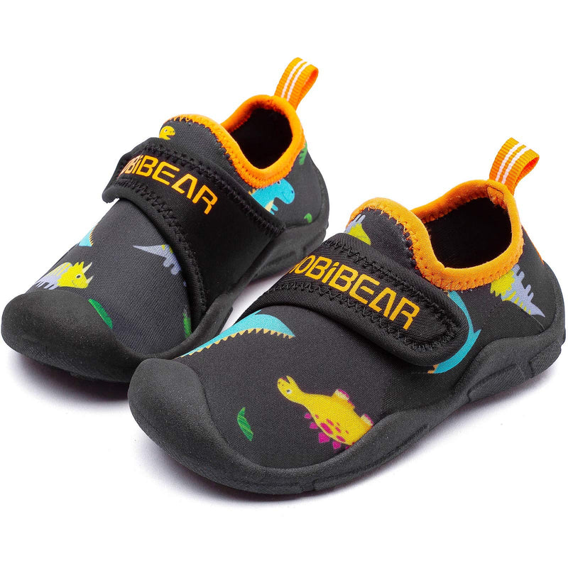 HOBIBEAR Boys Girls Water Shoes Quick Dry Closed-Toe Aquatic Sport Sandals Toddler