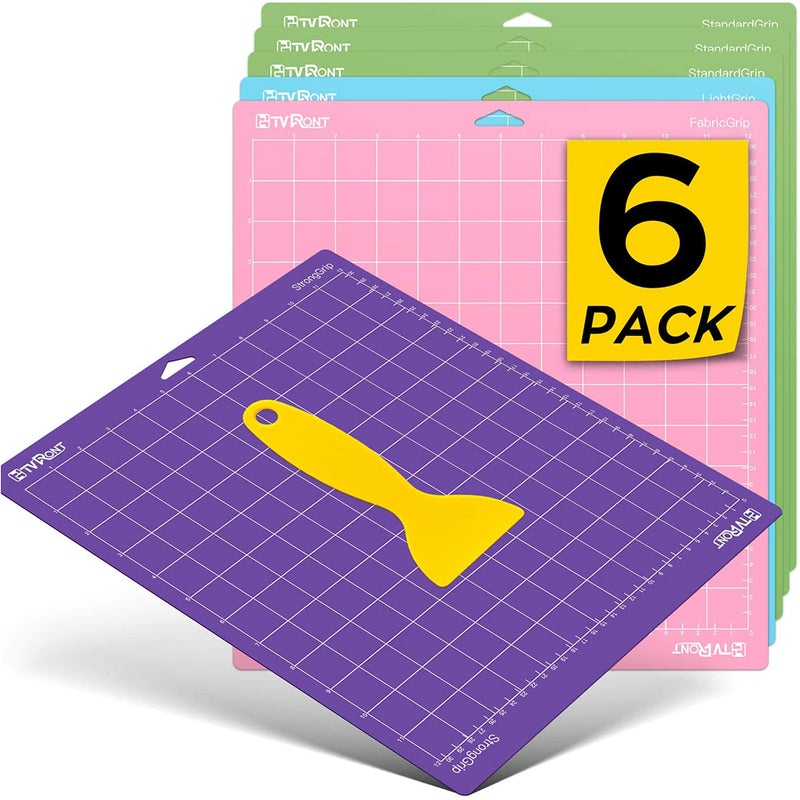 HTVRONT Cutting Mat for Cricut,12x12for Cricut Explore,Variety Adhesive Sticky Cutting Mats