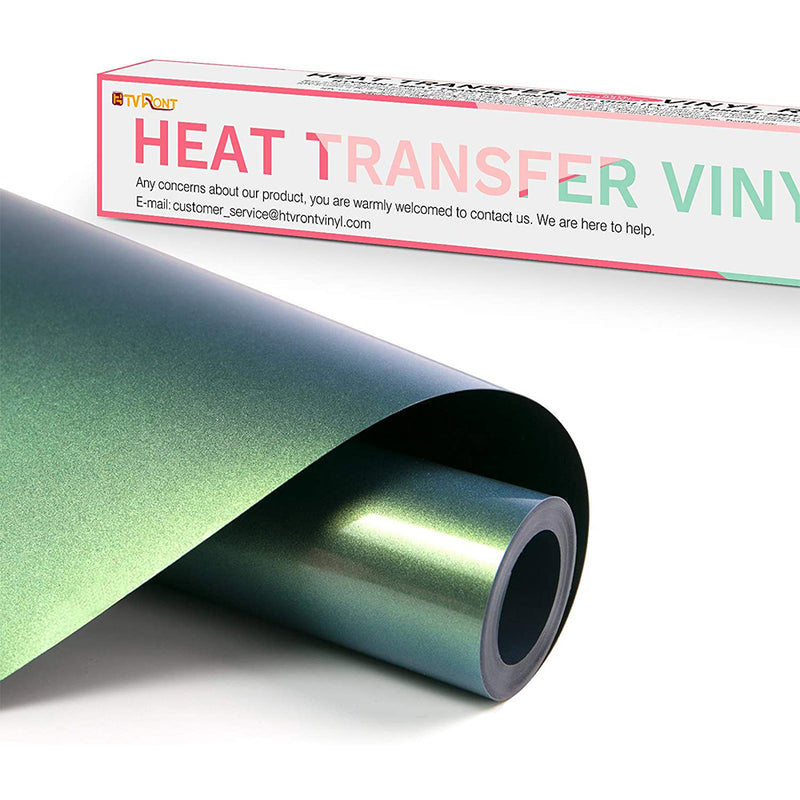 HTVRONT HTV Vinyl Rolls Heat Transfer Vinyl - 12" x 8ft White HTV Vinyl for Shirts, Iron on Vinyl for Cricut & Cameo