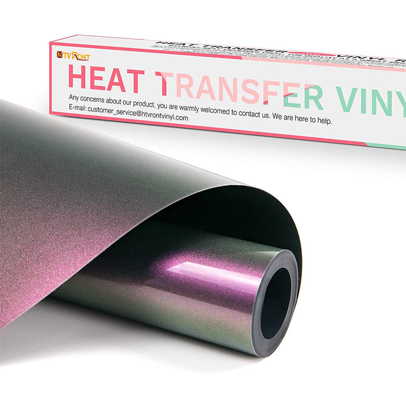 HTVRONT HTV Vinyl Rolls Heat Transfer Vinyl - 12" x 8ft White HTV Vinyl for Shirts, Iron on Vinyl for Cricut & Cameo
