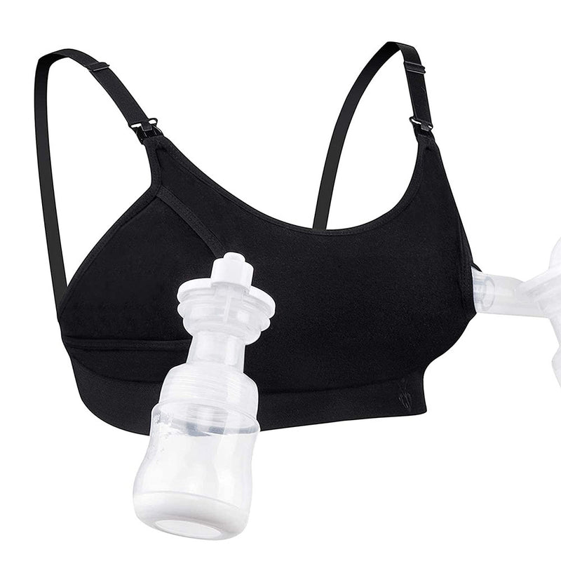 Momcozy Hands Free Pumping Bra,  Adjustable Breast-Pumps Holding and Nursing Bra,Breastfeeding-Pumps