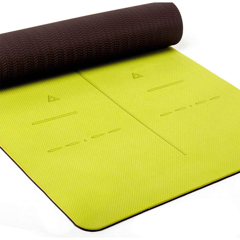 Heathyoga Eco Friendly Non Slip Yoga Mat, Textured Non Slip Surface and Optimal Cushioning