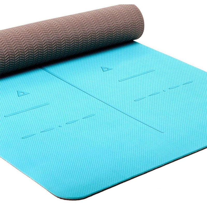 Heathyoga Eco Friendly Non Slip Yoga Mat, Textured Non Slip Surface and Optimal Cushioning