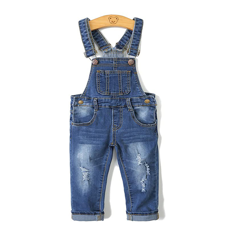 KIDSCOOL SPACE Toddler Ripped Denim Cute Slim Pants