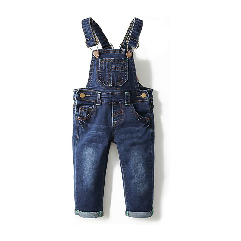 KIDSCOOL SPACE Toddler Slim Cute Denim Jumper