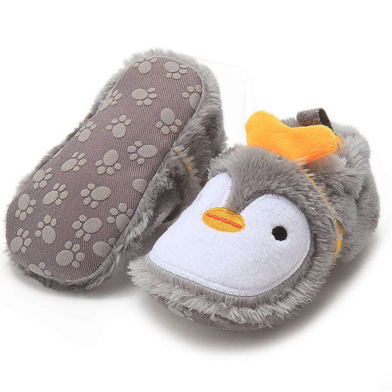 KIDSUN Infant Baby Slipper Cotton Soft Sole Cute Cartoon Sneaker Moccasins First Walkers Crib Shoes