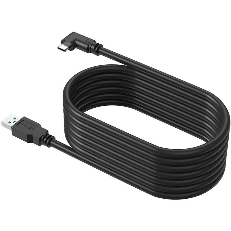 KIWI design Link Cable for Oculus Quest 2, 10 Feet/3m USB C 3.2 Gen1 Cable, Black