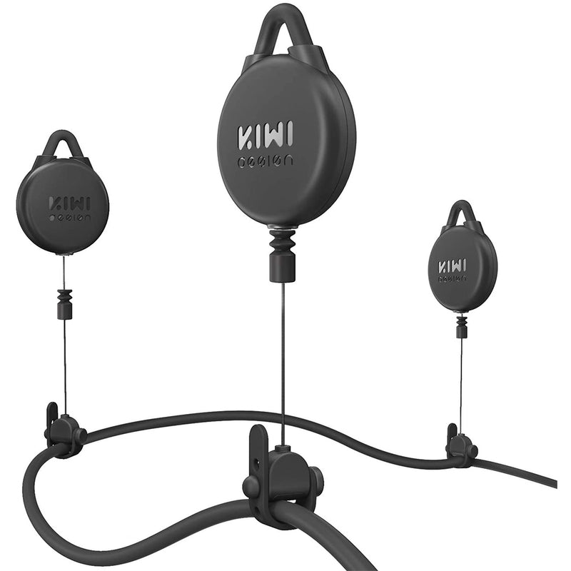 KIWI design VR Cable Management for Oculus Quest 2 Link Cable, 6 Packs VR Pulley System