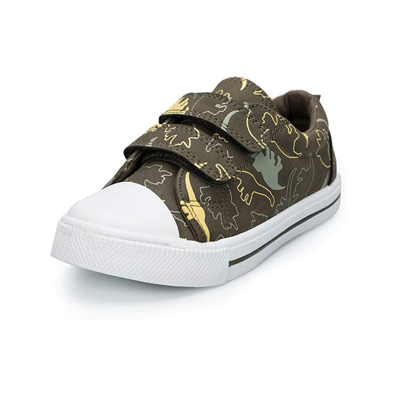 K KomForme Toddler Sneakers for Boys and Girls, Cartoon Dual Hook