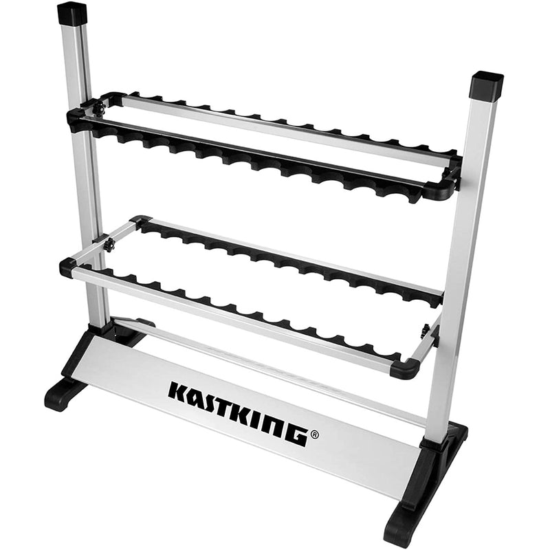 KastKing Fishing Rod Rack – Perfect Fishing Rod Holder - Holds Up to 24 Rods
