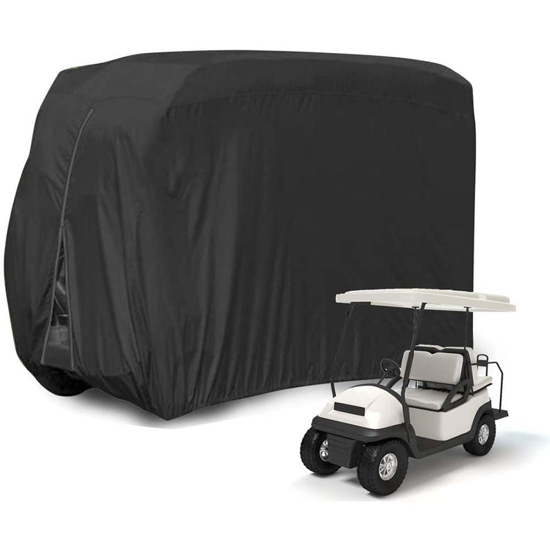 Kayme 4 Passenger Golf Cart Cover, Cover for Ez Go Club Car, (Up to 112 Inch)