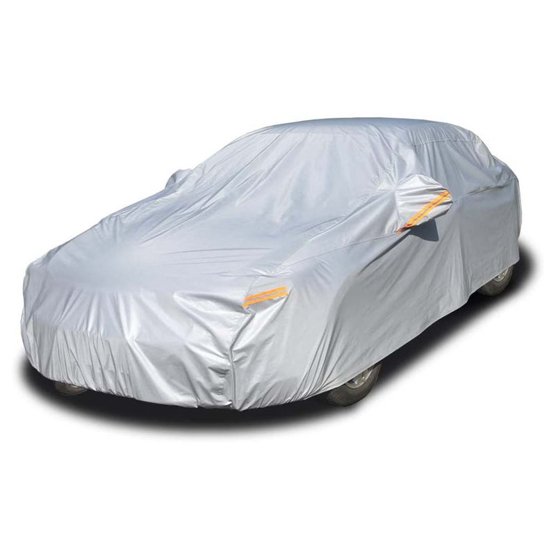Kayme Car Cover Waterproof All Weather for Automobiles, Rain Sun UV Protection