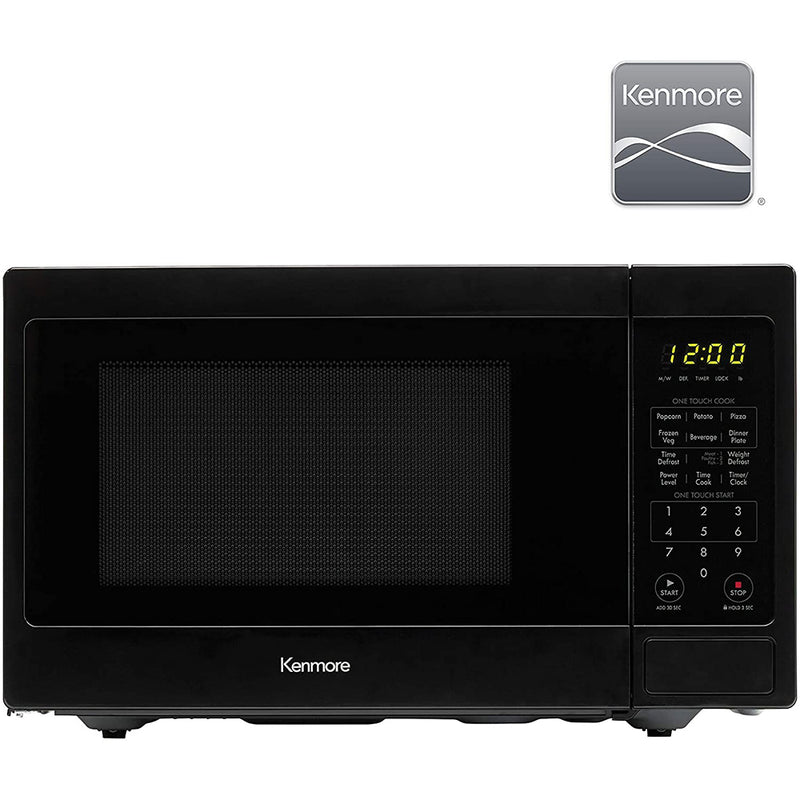 Kenmore 70923 0.9 cu. ft Small Compact 900 Watts Countertop Microwave with 10 Power Settings