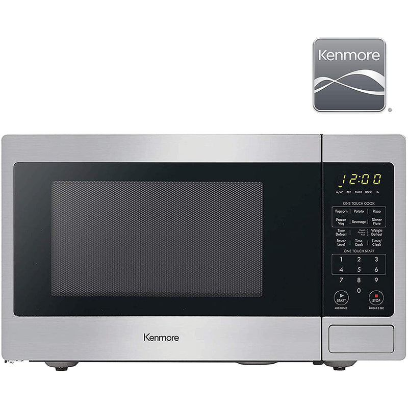 Kenmore 70923 0.9 cu. ft Small Compact 900 Watts Countertop Microwave with 10 Power Settings