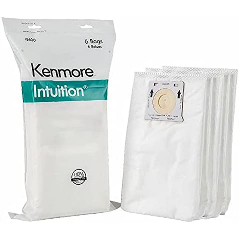 Kenmore IB600 HEPA Replacement Intuition Upright Vacuum Cleaner Bags for BU4022,BU4020