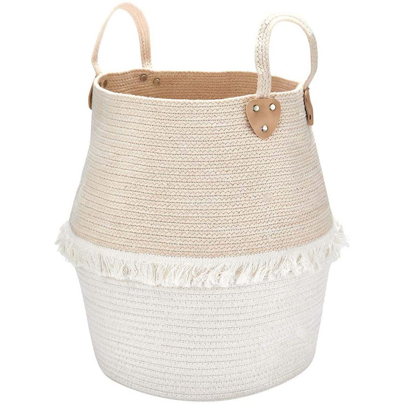LA JOLIE MUSE, Rope Basket Woven Storage Basket, Laundry Basket, Baby Nursery Containers