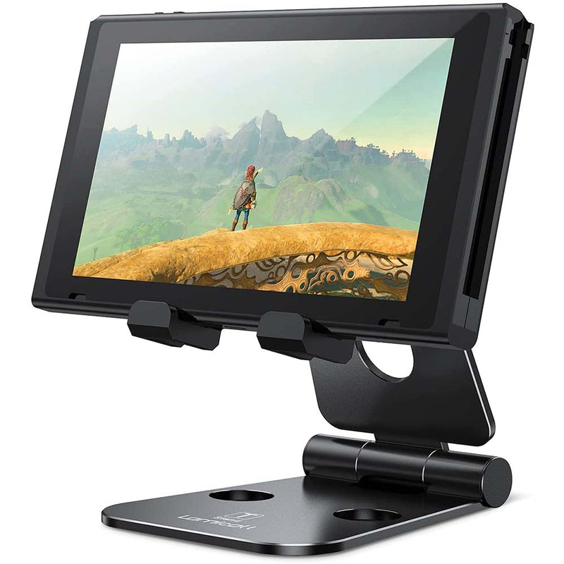 Lamicall Adjustable Phone Tablet Stand, Playstand for Switch, Foldable Desk Holder Dock