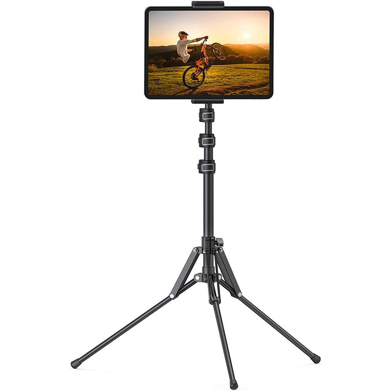 Lamicall Tablet Floor Tripod Stand - Tablet Holder Mount for Live Stream/Watching