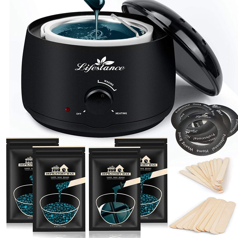 Lifestance Waxing Kit, L3 Wax Warmer Hair Removal for Women Men, Waxing Pot Professional Kit