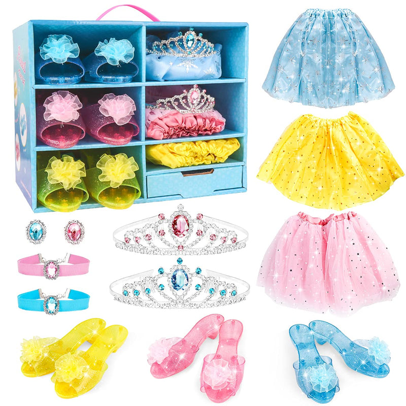 Meland Princess Dress Up - Little Girls Princess Toys, Princess Accessories