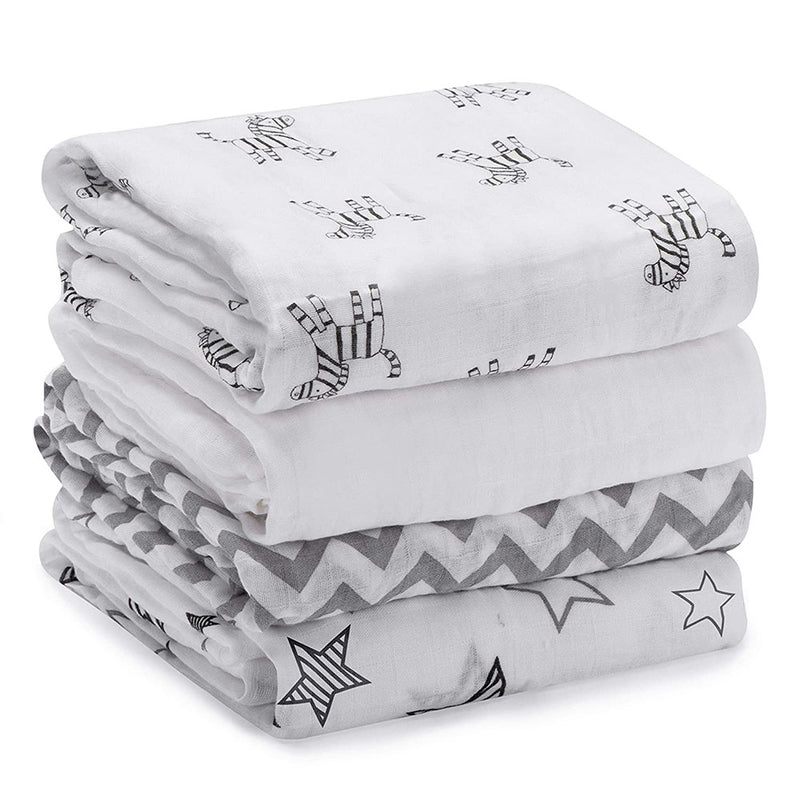 Momcozy Baby Muslin Swaddle Blankets, Large Blankets Wrap for baby,Soft Silky Baby Blankets