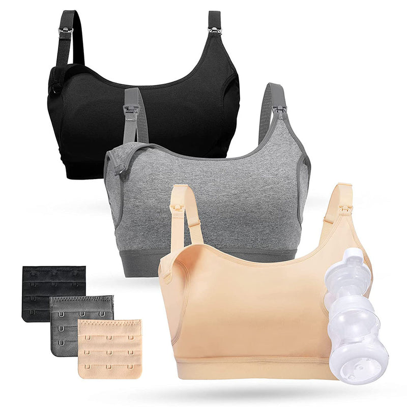 Momcozy Pumping Bra, Hands Free Bras Supportive Comfortable and Nursing Bra , Breast Pump