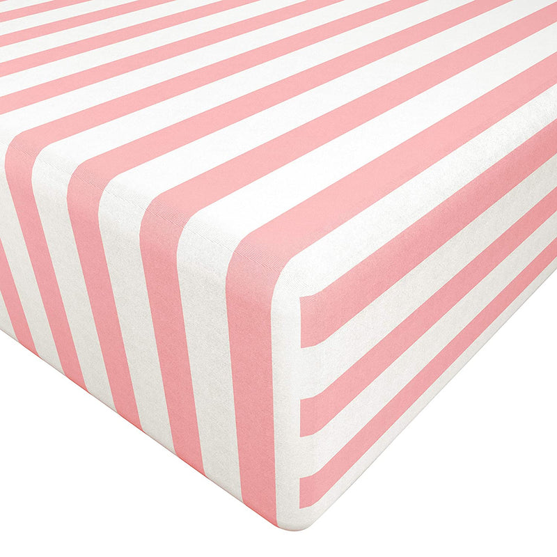 NTBAY Microfiber Crib Fitted Sheet, Cozy and Soft Solid Color Toddler Sheet