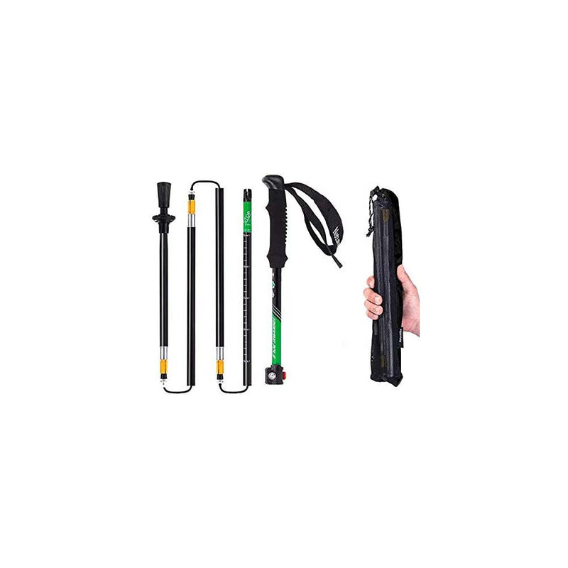 Naturehike 5-Subsection Collapsible Aluminum Trekking Pole, Foldable Lightweight