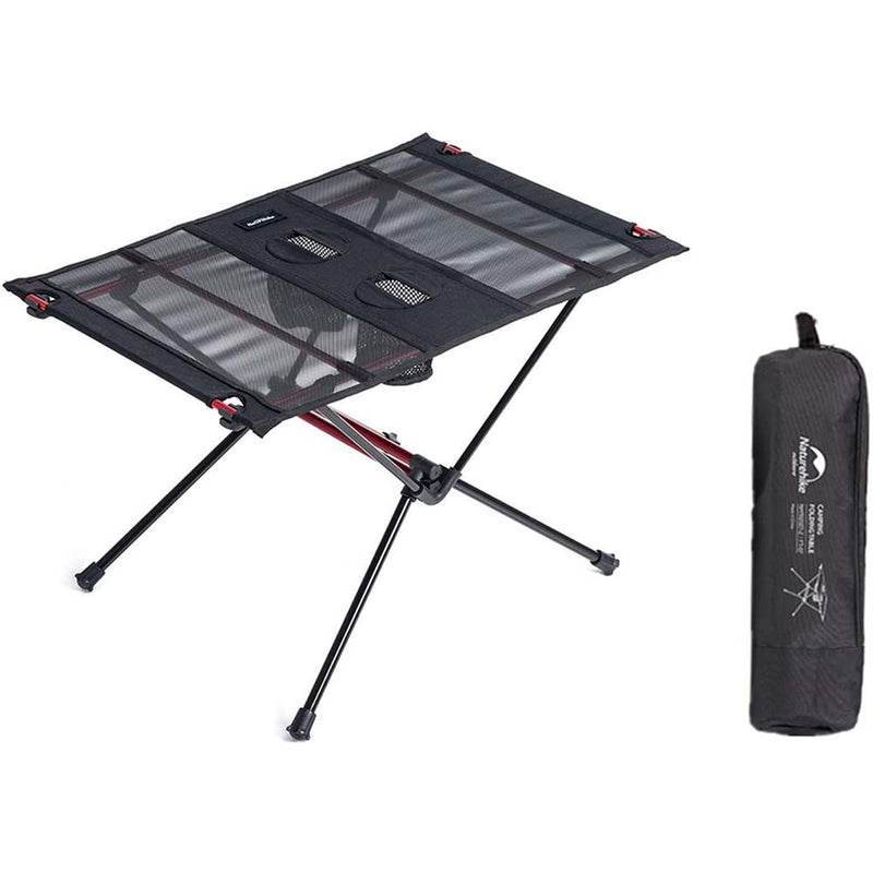 Naturehike Folding Camping Table - Portable Folding Table Compact Lightweight Small Folding Roll up Table