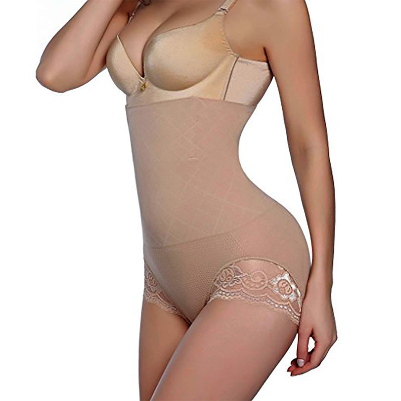 Nebility Body Shaper Butt Lifter Hi-Waist Panty Seamless Waist Trainer Tummy Control Shapewear