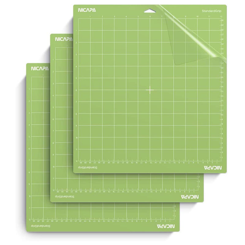 Nicapa Standard Grip Cutting Mat for Cricut Maker 3/Explore 3/Air 2