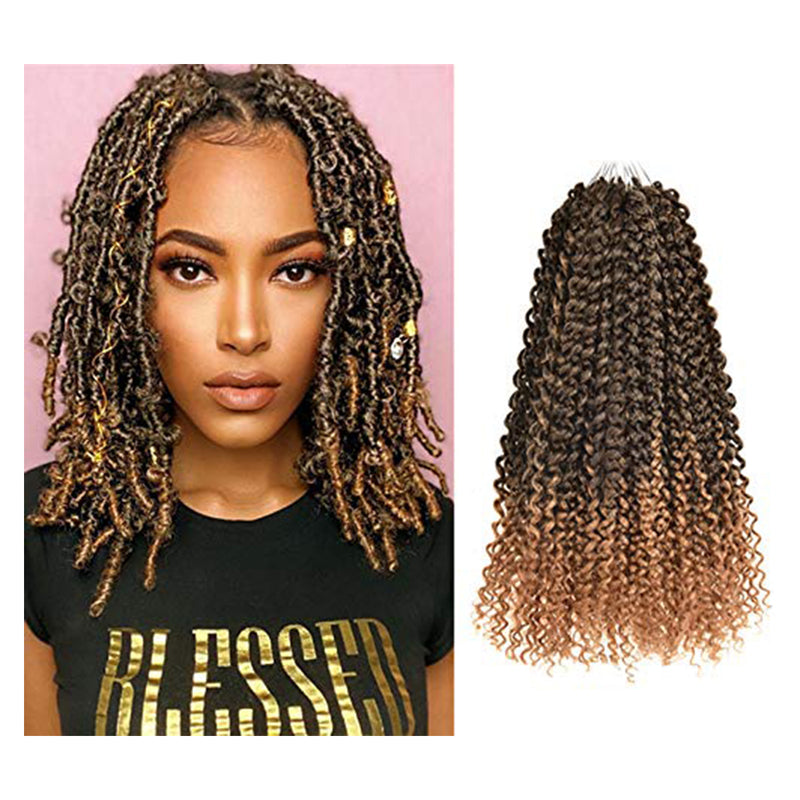 Niseyo 7 Packs Water Wave Crochet Hair for Butterfly Locs 14 Inch for Black Women