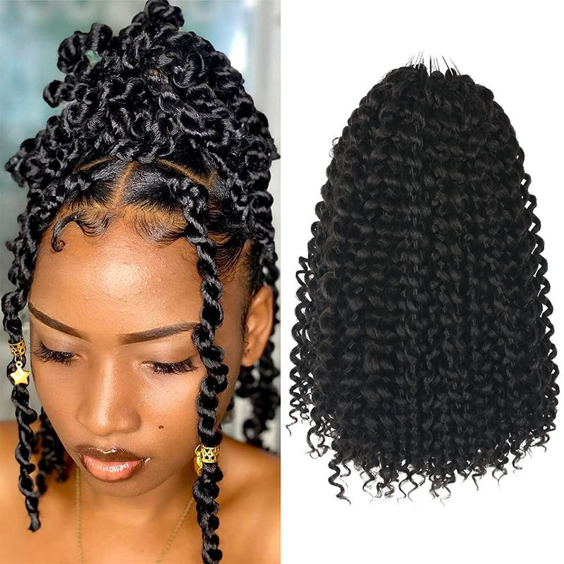 Niseyo Water Wave Crochet Hair for Butterfly Locs (12 Inch, 7 Packs)