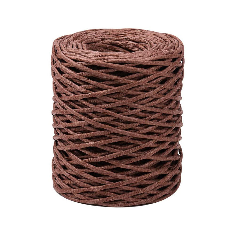 PH PandaHall 2mm Brown Floral Bind Wire for Wedding Flower Crowns