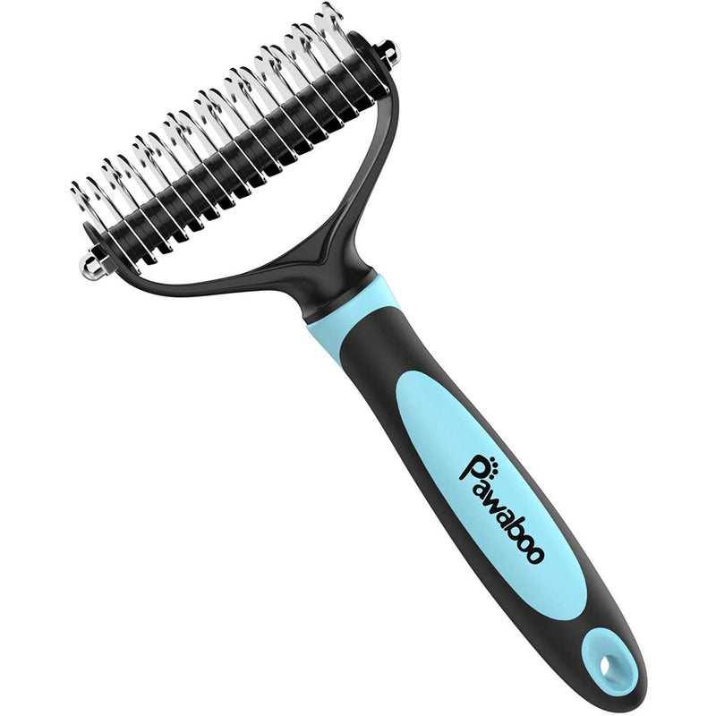 Pawaboo Pet Dematting and Grooming Comb,Gently Removes, Mats, Tangles, Knots