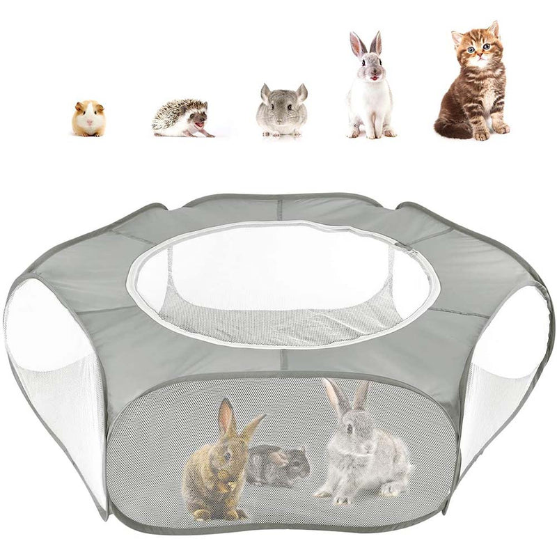 Pawaboo Small Animals Playpen, Breathable & Waterproof, Cage Tent, Outdoor Yard Fence