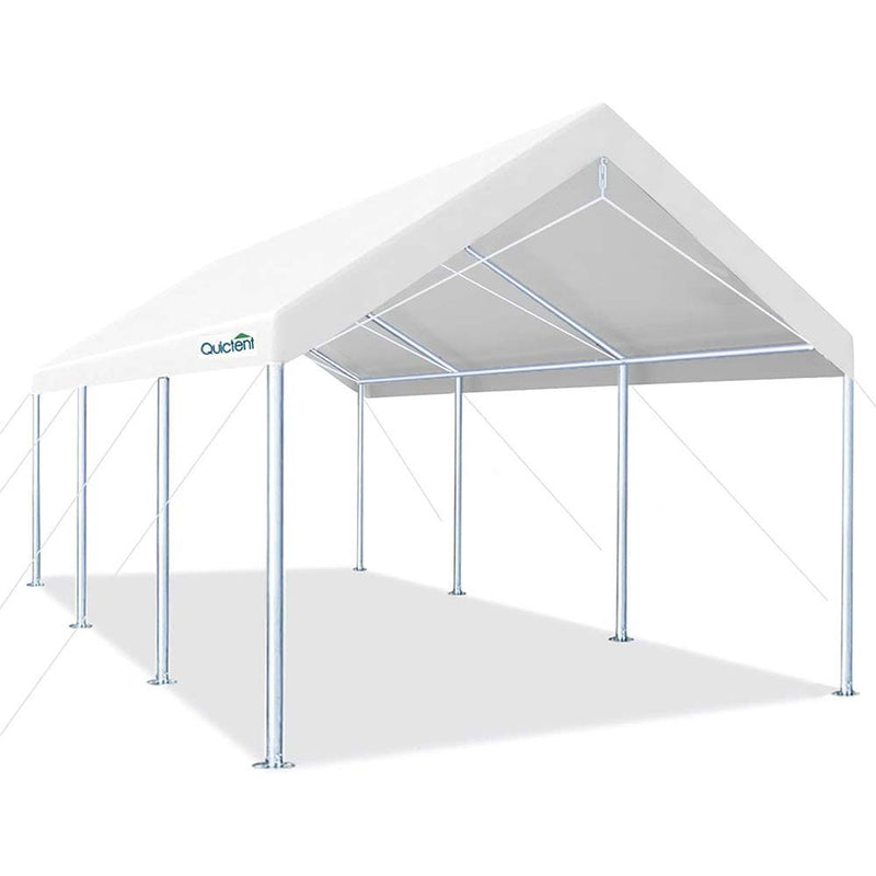 Quictent 10’x20’ Carport Upgraded Heavy Duty Car Canopy Galvanized Car Boat Shelter