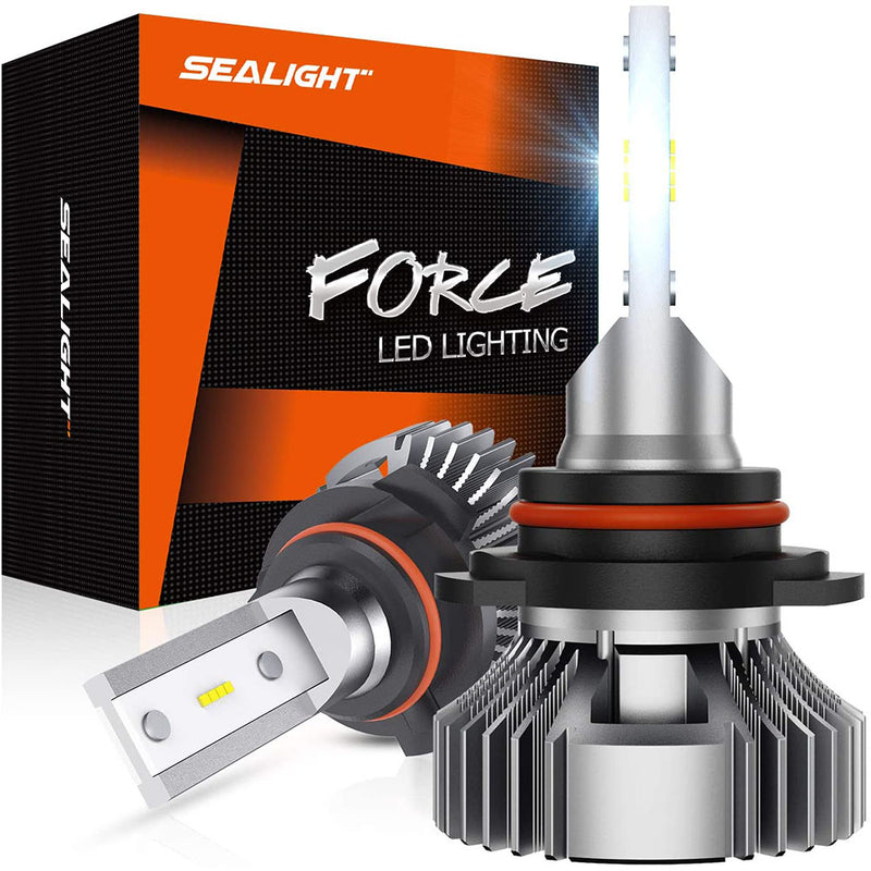SEALIGHT 9006 HB4 LED Fog Light Bulbs, 6000K Xenon White 4000lm High Power Non-polarity Replacement Lamp