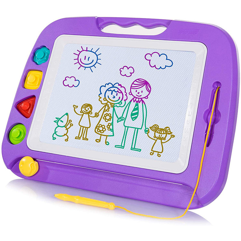 SGILE Magnetic Drawing Board Toy for Kids, Large Doodle Board Writing Painting Sketch Pad